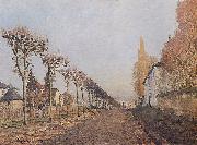 Alfred Sisley Chemin de la Machine Louveciennes, Spain oil painting artist
